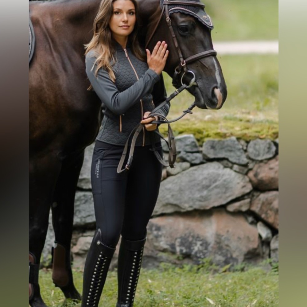 Theory equestrian black riding legging pant size s NWOT